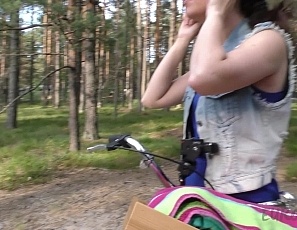 041017_hot_brunette_sharlotte_rides_her_bike_naked_in_the_forest_and_masturbates