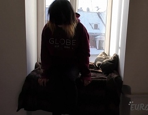 022218_tiny_andy_teen_pumping_her_pussy_swollen_and_then_banging_herself_out_with_a_rabbit_dildo_in_a_window