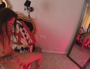 050124_gabriela_lati_masturbates_with_a_dildo_while_looking_at_herself_in_a_mirror