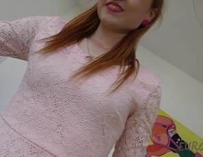 101119_petite_ginger_model_riki_masturbating_on_the_white_casting_couch_with_a_black_rabbit_dildo