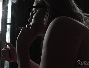 101817_lucky_camera_guy_gets_to_fuck_hot_skinny_petite_model_candice_smoking_fucking_mouthcum